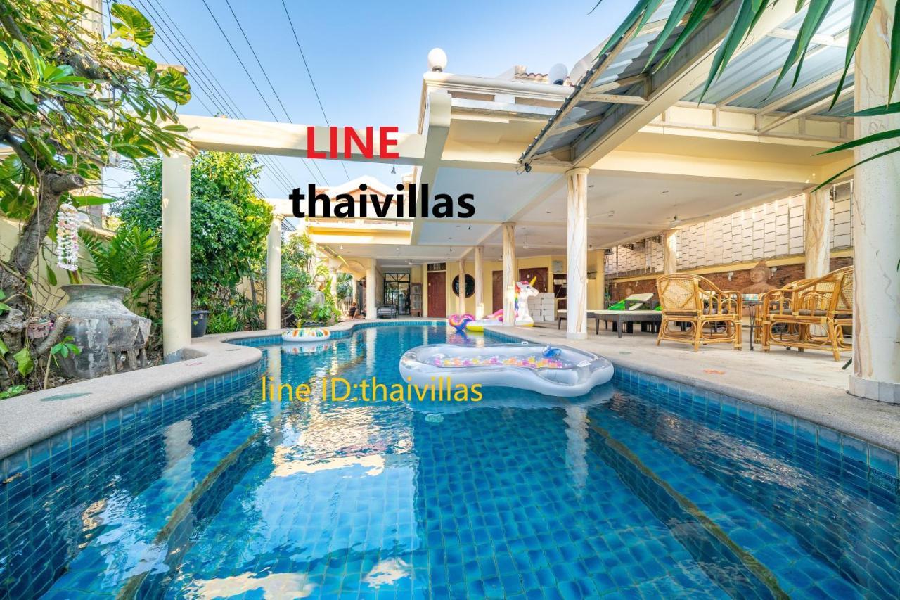 Thai Style Villa,Jomtien Beach 500M,7Br Exterior photo